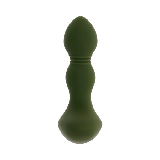 Evolved Lieutenant Rechargeable Anal Vibrator Silicone Green - Image 3