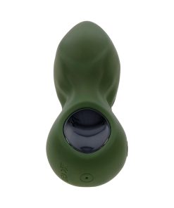Gender X My Secret Garden Rechargeable Vibrating Anal Plug With Remote Silicone Green