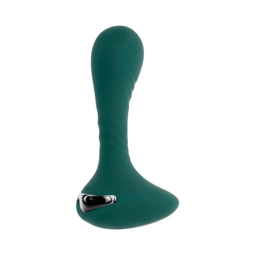 Gender X You Gotta Stick It Rechargeable Vibrating Anal Plug Silicone Teal - Image 2