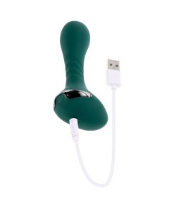Gender X You Gotta Stick It Rechargeable Vibrating Anal Plug Silicone Teal