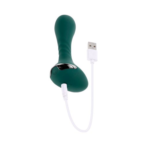 Gender X You Gotta Stick It Rechargeable Vibrating Anal Plug Silicone Teal - Image 6