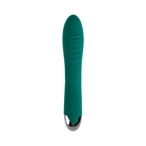Gender X Pirouette Rechargeable Vibrator Silicone Teal - Image 2
