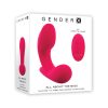 Gender X All About The Bass Rechargeable Vibrator With Remote Silicone Red