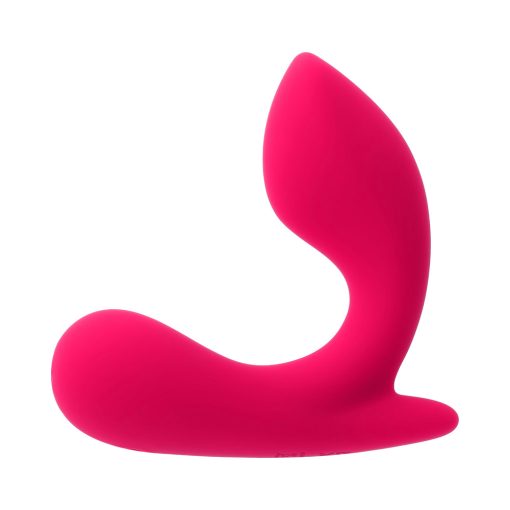 Gender X All About The Bass Rechargeable Vibrator With Remote Silicone Red - Image 2