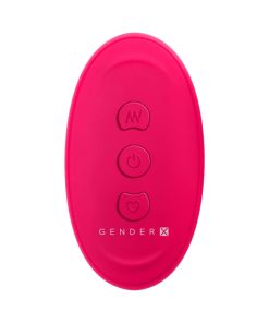 Gender X All About The Bass Rechargeable Vibrator With Remote Silicone Red