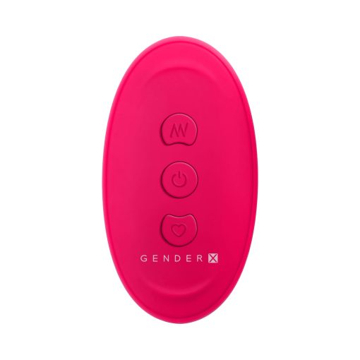 Gender X All About The Bass Rechargeable Vibrator With Remote Silicone Red - Image 7