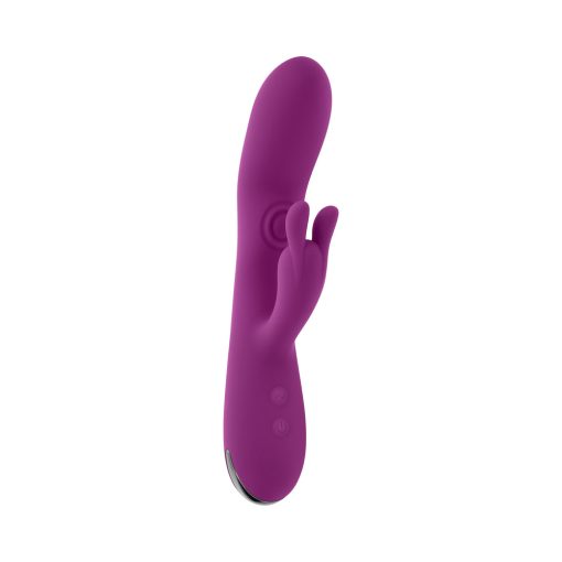 Playboy Busy Bunny Rechargeable Dual Stimulator Vibrator Silicone Wild Aster - Image 2