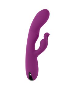 Playboy Busy Bunny Rechargeable Dual Stimulator Vibrator Silicone Wild Aster