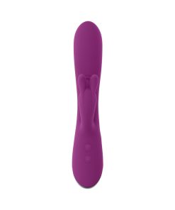 Playboy Busy Bunny Rechargeable Dual Stimulator Vibrator Silicone Wild Aster