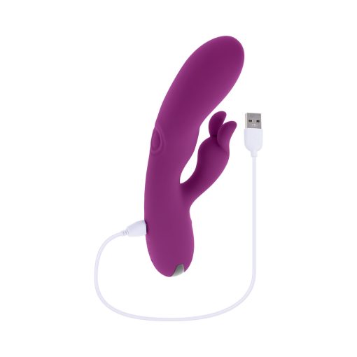 Playboy Busy Bunny Rechargeable Dual Stimulator Vibrator Silicone Wild Aster - Image 9