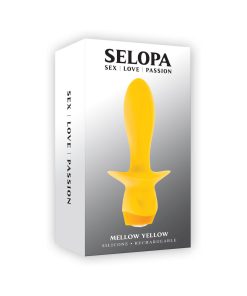 Selopa Mellow Yellow Rechargeable Vibrating Plug Silicone Yellow