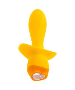 Selopa Mellow Yellow Rechargeable Vibrating Plug Silicone Yellow