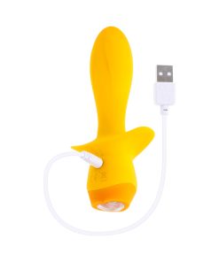 Selopa Mellow Yellow Rechargeable Vibrating Plug Silicone Yellow