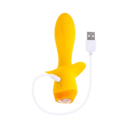 Selopa Mellow Yellow Rechargeable Vibrating Plug Silicone Yellow - Image 7