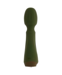 Selopa Heartfelt Rechargeable Vibrating Mini Wand Silicone Green