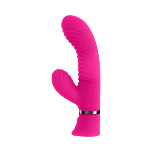 Selopa Next Wave Rechargeable Vibrating Dual Stimulator Silicone Pink - Image 2