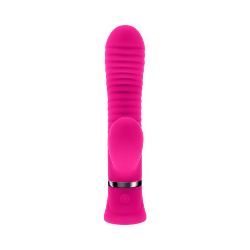 Selopa Next Wave Rechargeable Vibrating Dual Stimulator Silicone Pink - Image 3