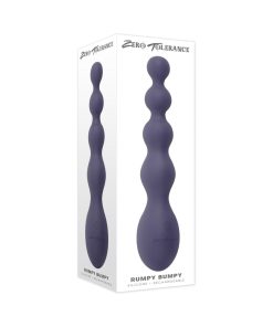 Zero Tolerance Rumpy Bumpy Rechargeable Anal Vibrator Silicone Purple