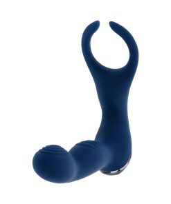 Zero Tolerance By All Means Rechargeable Prostate Vibrator With Remote Silicone Blue