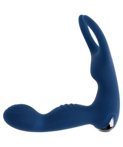 Zero Tolerance By All Means Rechargeable Prostate Vibrator With Remote Silicone Blue