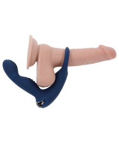 Zero Tolerance By All Means Rechargeable Prostate Vibrator With Remote Silicone Blue
