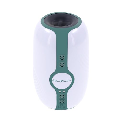 Zero Tolerance Touchdown Rechargeable Vibrating Tightening Stroker Silicone White - Image 6