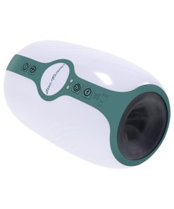 Zero Tolerance Touchdown Rechargeable Vibrating Tightening Stroker Silicone White