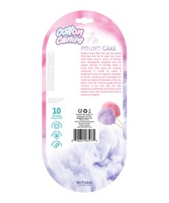 Cotton Candy Pound Cake Silicone Dildo 10 Frequencies 7.5 In.