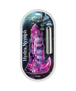 Monster Romance Hydra Nymph With Vibrating Bullet Silicone Dildo 7.5 In.