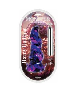 Monster Romance Horny Halfling With Vibrating Bullet Silicone Dildo 7 In.