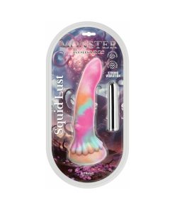 Monster Romance Squid Lust With Vibrating Bullet Silicone Dildo 6 In.