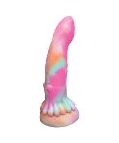 Monster Romance Squid Lust With Vibrating Bullet Silicone Dildo 6 In.