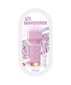 Wet Dreams Lil' Wanderer Mini Massage Wand Multi-Speed Silicone Pink