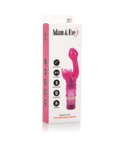Adam & Eve Butterfly Kiss – Clitoral & G-Spot Waterproof Butterfly Vibrator