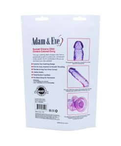 Adam & Eve Sunset Dreams Dildo – Colorful Lifelike Suction Cup Dildo