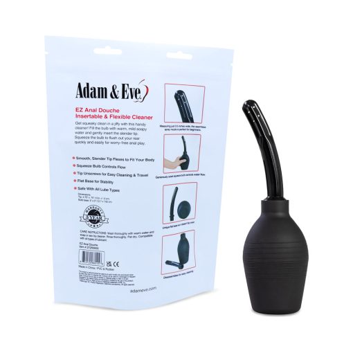 Adam & Eve EZ Anal Douche – Easy-Use Bulb Cleanser for Anal Prep - Image 2