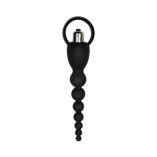 Adam & Eve Vibrating Anal Beads – 7-Function Silicone Toy with Bullet - Image 2