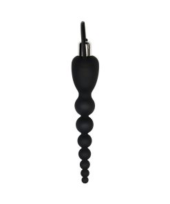 Adam & Eve Vibrating Anal Beads – 7-Function Silicone Toy with Bullet