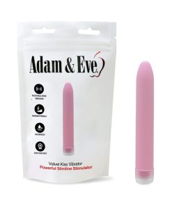 Adam & Eve Velvet Kiss Vibrator – Waterproof Slim G-Spot & Clit Toy