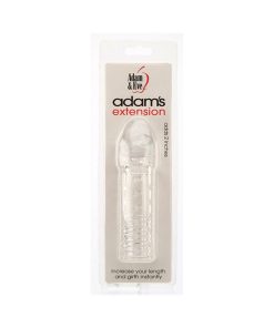 Adam & Eve 2 Inch Penis Extender Sleeve – Clear Realistic Enhancer