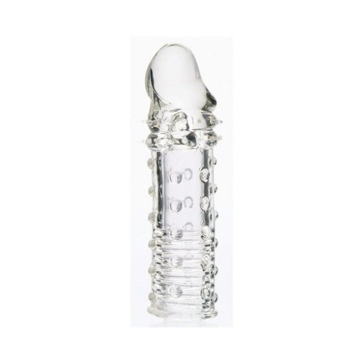 Adam & Eve 2 Inch Penis Extender Sleeve – Clear Realistic Enhancer - Image 2