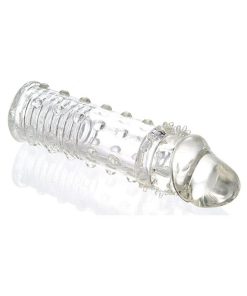 Adam & Eve 2 Inch Penis Extender Sleeve – Clear Realistic Enhancer