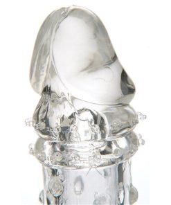 Adam & Eve 2 Inch Penis Extender Sleeve – Clear Realistic Enhancer