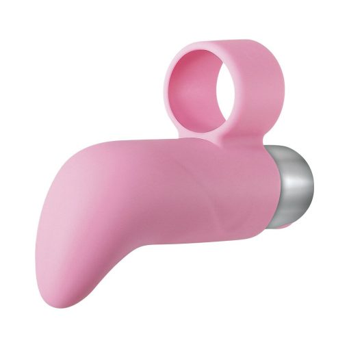 Adam & Eve Silicone Rechargeable Finger Vibe – 10-Mode Waterproof Bullet - Image 3