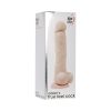 Adam & Eve Adam’s True Feel Cock Beige – 7" Dual Density Suction Cup Dildo