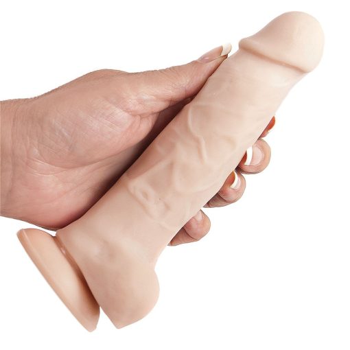 Adam & Eve Adam’s True Feel Cock Beige – 7" Dual Density Suction Cup Dildo - Image 6