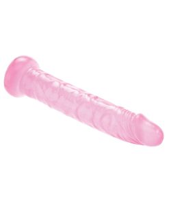 Adam & Eve Pink Jelly Slim Dildo – Flexible 6-Inch Realistic Dildo
