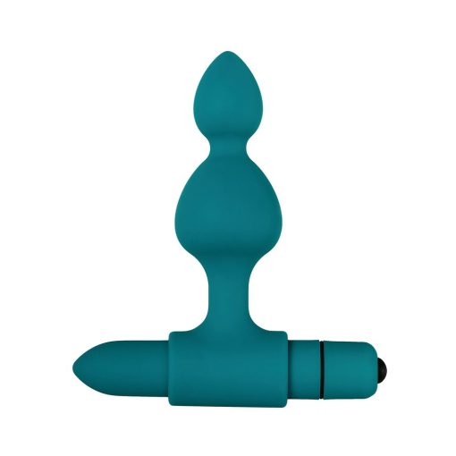 Adam & Eve Vibrating Anal Bead Set – 3 Bumpy Silicone Plugs + Bullet - Image 7