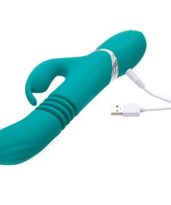 Adam & Eve Eve’s Rechargeable Thrusting Rabbit – Dual Motor G-Spot Vibrator