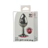 Adam & Eve Pink Gem Anal Plug Small – Beginner-Friendly Metal Butt Plug